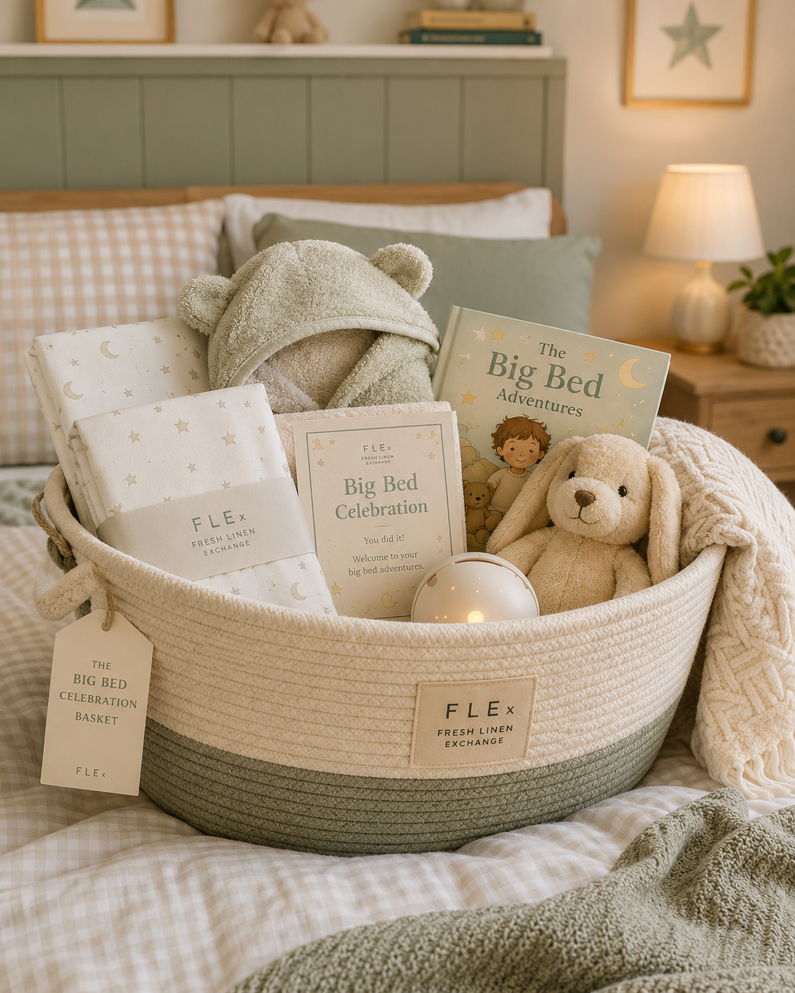 Big Bed Celebration Gift Basket