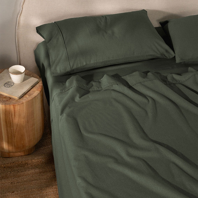 Canningvale Cotton Flannelette Sheet Set - CoziCotton