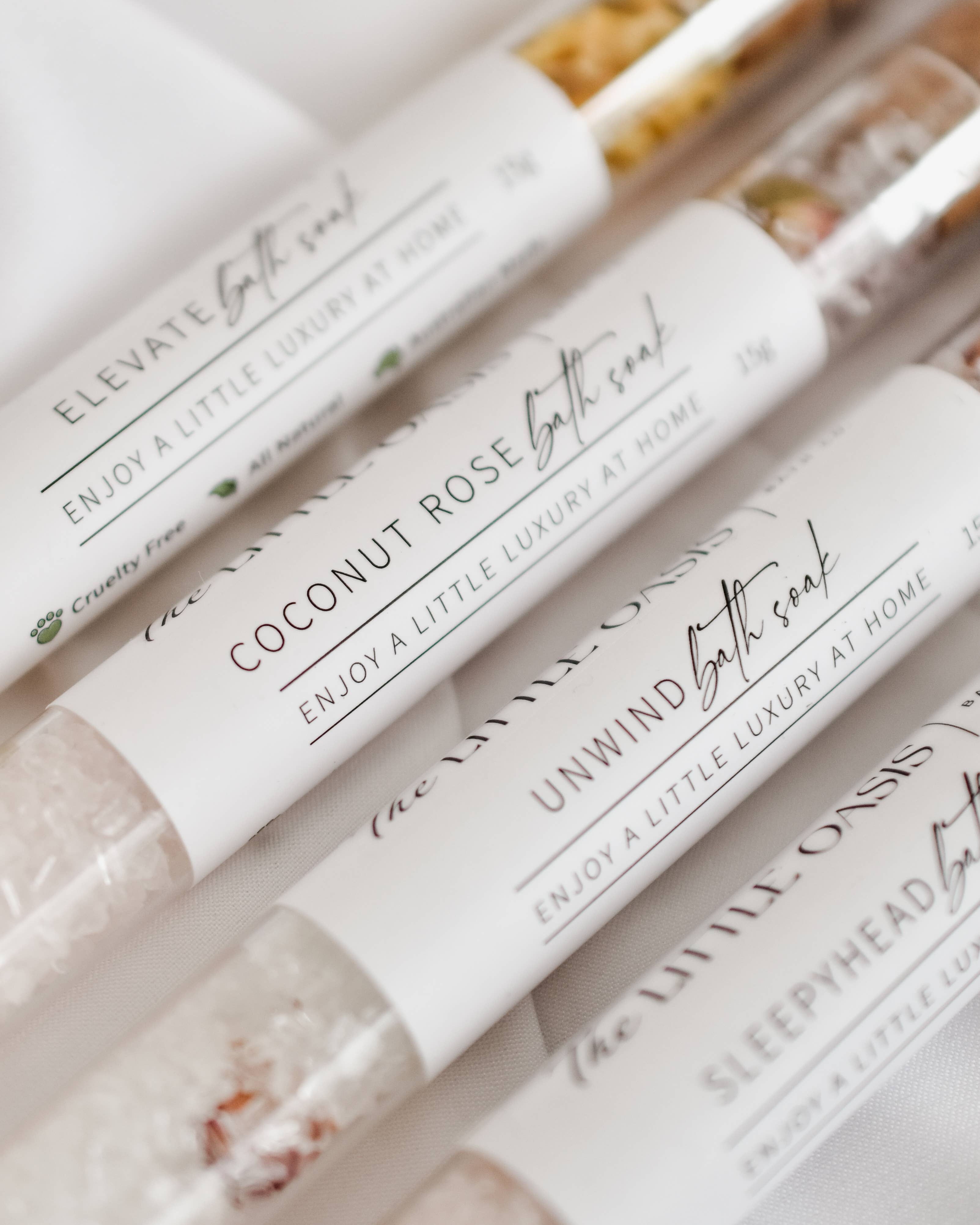 COCONUT ROSE | MAGNESIUM BATH SOAK - TEST TUBE